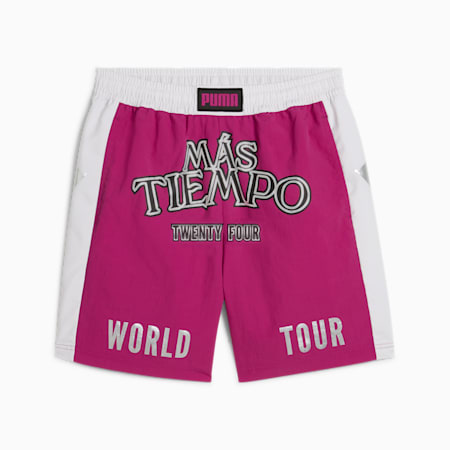 PUMA x MÁS TIEMPO Men's Shorts, Magenta Gleam, small-AUS