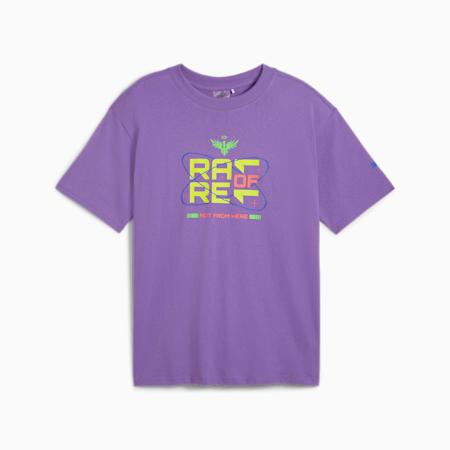 MELO SPARK Basketball-T-Shirt Herren, Purple Glimmer, small
