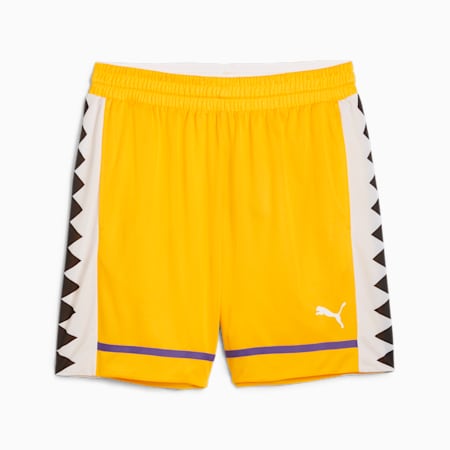 The All Jaws Men's Basketball Shorts, Yellow Sizzle, small-AUS
