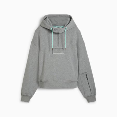 PUMA HOOPS x HARRY POTTER™ Women's Half Zip Top, Medium Gray Heather, small-AUS