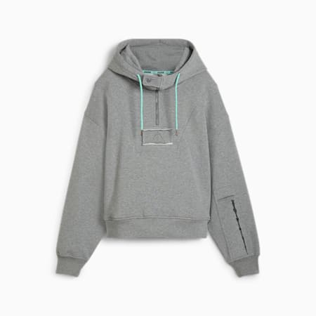 PUMA HOOPS x HARRY POTTER™ Half Zip Top Women, Medium Gray Heather, small