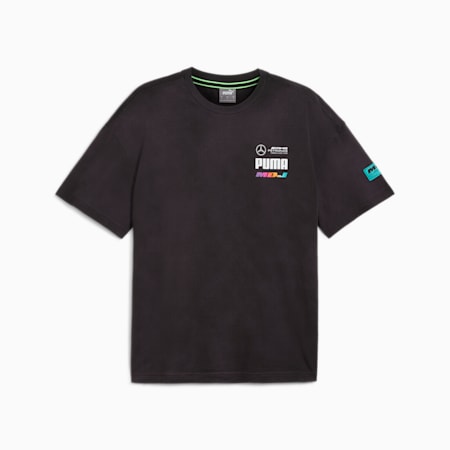 Mercedes-AMG Petronas F1® Team x Mad Dog Jones Men's Graphic Tee II, PUMA Black, small-AUS