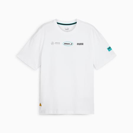 T-shirt grafica Mercedes-AMG Petronas Motorsport da uomo, PUMA White, small