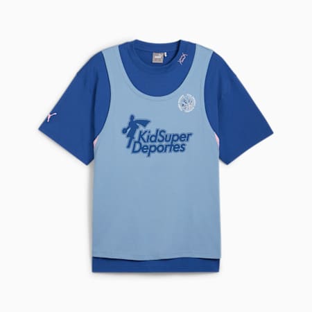 PUMA HOOPS x KIDSUPER T-Shirt, Clyde Royal, small