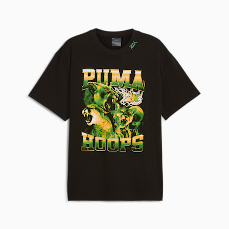 PUMA HOOPS x 2k T-Shirt, PUMA Black, small