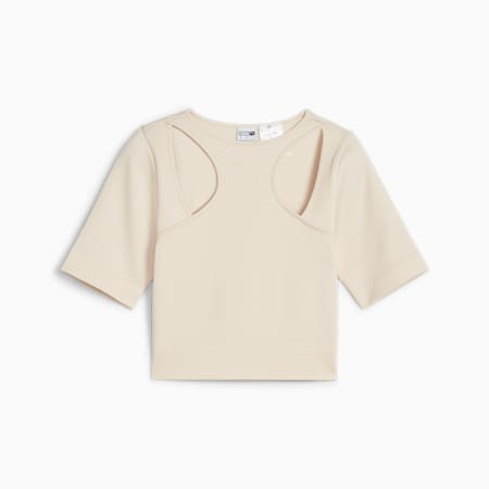 DARE TO Women's MUTED MOTION Tee, Sugared Almond, small