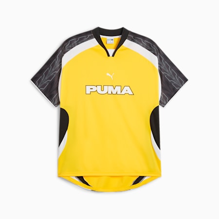 Camiseta de fútbol unisex, Pelé Yellow, small