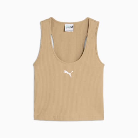 DARE TO MUTED MOTION tanktop voor dames, Prairie Tan, small