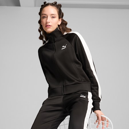 جاكيت رياضي ICONIC T7 للنساء, PUMA Black, small-DFA