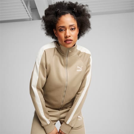 ICONIC T7 Track Jacket Women, Oak Branch, small