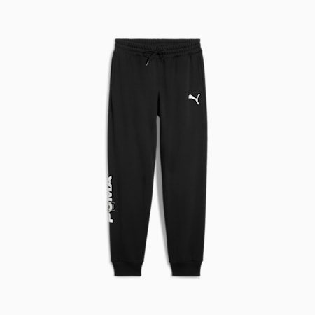 Basketball Sweatpants - Boys 8-16 years, PUMA Black, small-AUS