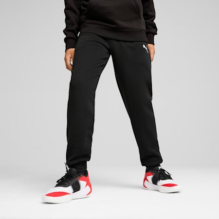 Basketball Sweatpants - Boys 8-16 years, PUMA Black, small-AUS