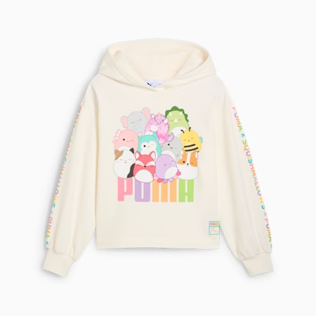 PUMA x SQUISHMALLOWS hoodie voor kinderen, Warm White, small