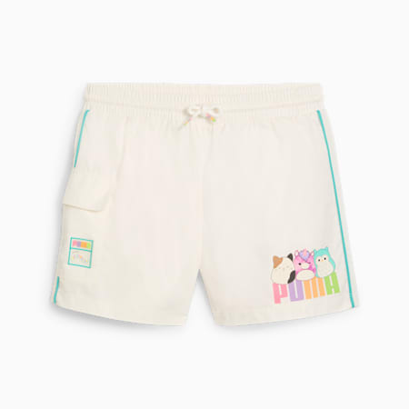 PUMA X SQUISHMALLOWS Shorts - Kids 4-8 years, Warm White, small-AUS