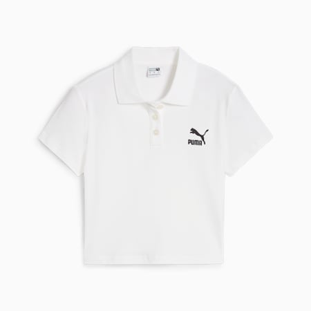 CLASSICS Polo Baby Tee Women, PUMA White, small-IDN