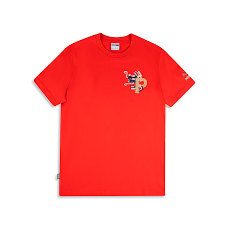 PUMA CNY Shortsleeve Men's Tee, For All Time Red, small-IDN
