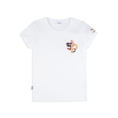 PUMA CNY Shortsleeve Women's Tee, PUMA White, small-SEA