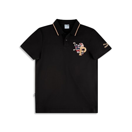 PUMA Biaozhi Shortsleeve Polo, PUMA Black, small-THA