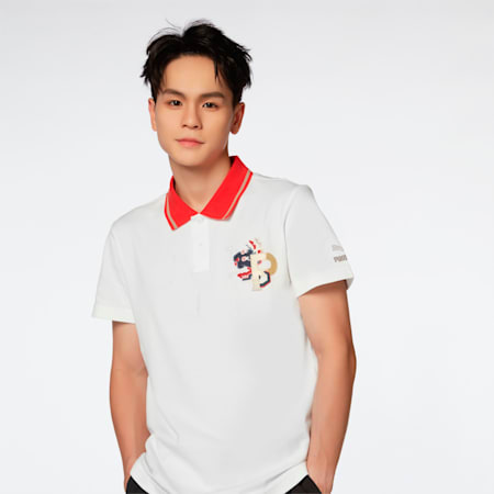 PUMA CNY Shortsleeve Polo, PUMA White, small-PHL