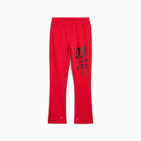 Scoots Trail Blazing Men's Basketball Sweatpants, For All Time Red, small-NZL