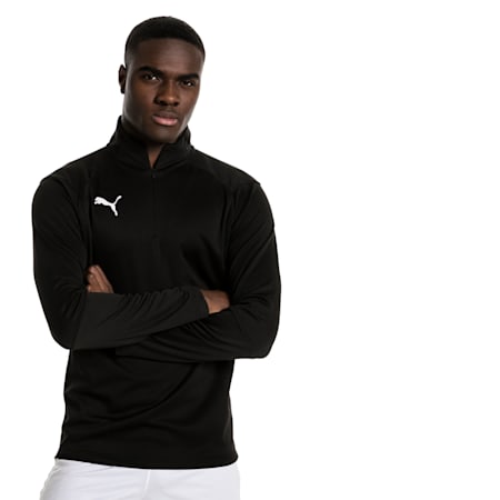 Puma essentials quarter zip top mens clearance