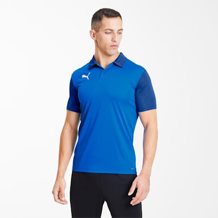 GOAL Sideline Men s Polo Electric Blue Lemonade Team Power Blue