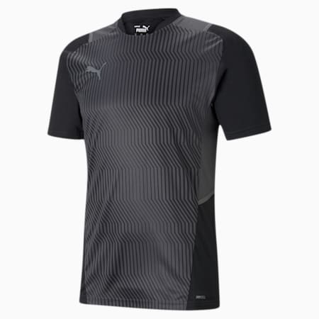 teamCUP Training Men's Football Jersey, Puma Black-Smoked Pearl-Asphalt, small-IND