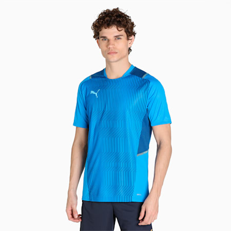 teamCUP Training Men's Football Jersey, Ignite Blue-Limoges-Luminous Blue, small-IND