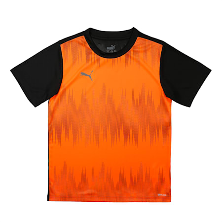 ftblNXT Kid's Football Jersey, Puma Black-Shocking Orange, small-IND