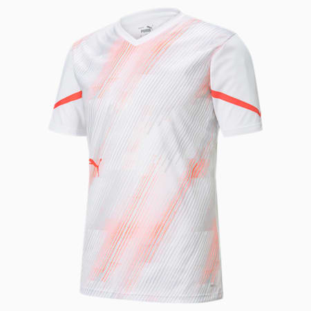 individualCUP Men's Jersey, Puma White-Red Blast, small