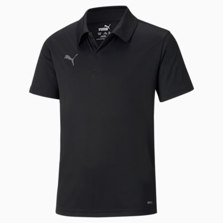 teamLIGA Sideline Youth Football Polo Shirt Puma Black Puma