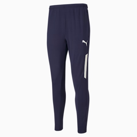 Pantalones de entrenamiento para fútbol teamLIGA Pro para hombre, Peacoat-Puma White, small