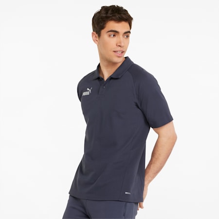 teamFINAL Casuals Men's Football Polo Shirt, Parisian Night, small-SEA