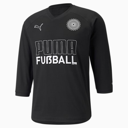 FUßBALL King Men's Football Tee, Puma Black, small-GBR