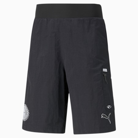 FUßBALL King Men's Football Shorts, Puma Black, small-PHL