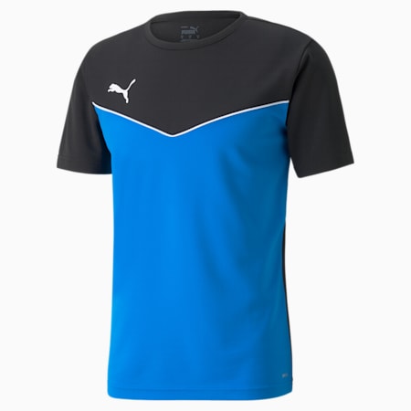 individualRISE Men's Jersey, Electric Blue Lemonade-Puma Black, small-THA