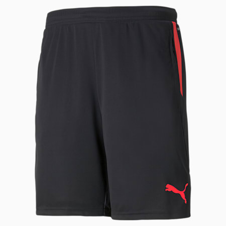 Black puma soccer shorts