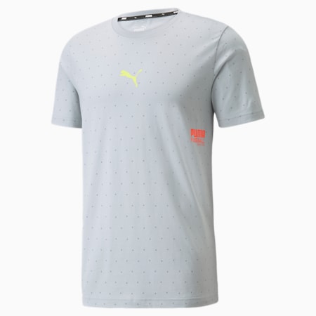 FUẞBALL Street Herren Fußball-T-Shirt, Glacial Blue, small