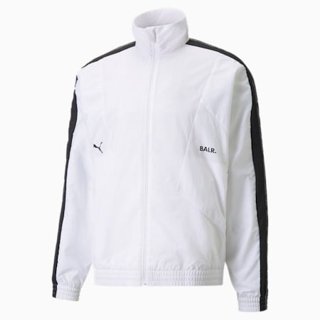 PUMA x BALR. Men's Track Jacket, Puma White, small-GBR