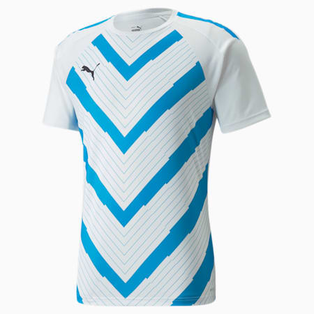 Maillot teamLIGA Graphic Homme, Puma White-Ocean Dive, small