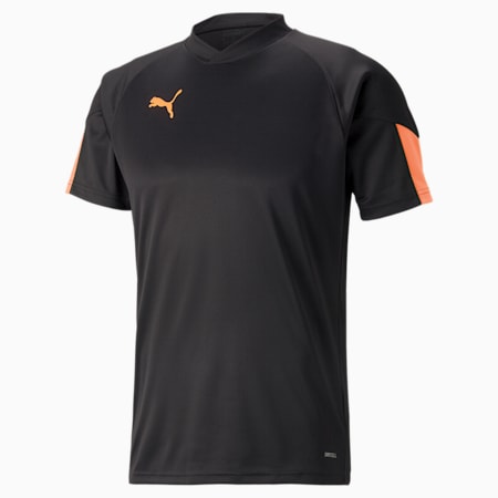 individualFINAL Men's Football Jersey, Puma Black-Neon Citrus, small-SEA