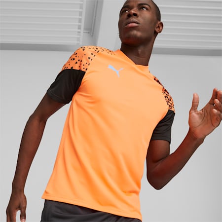 individualCUP Football Jersey Men, Ultra Orange-PUMA Black, small-PHL