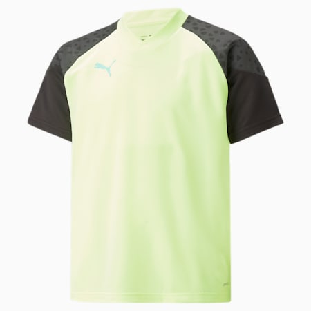 individualCUP Football Jersey Youth, PUMA Black-Fast Yellow, small