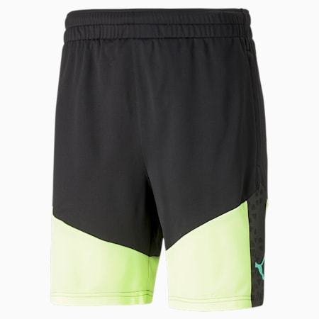 individualCUP Football Training Shorts Men, PUMA Black-Fast Yellow, small-PHL