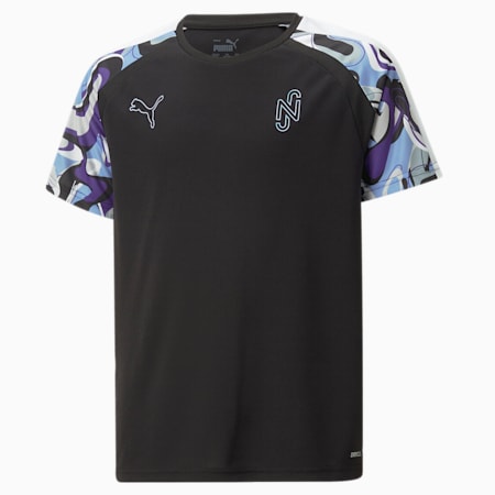 Maillot d'entrainement Neymar Jr Creativity Enfant et Adolescent, PUMA Black-Intense Lavender, small-DFA