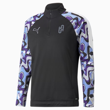 بلوزة تدريب لكرة القدم للرجال Neymar Jr Creativity, PUMA Black-Intense Lavender, small-DFA