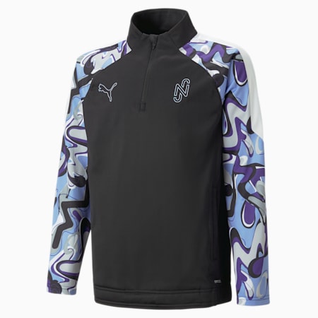 Neymar Jr Creativity voetbaltrainingstop voor jongeren, PUMA Black-Intense Lavender, small