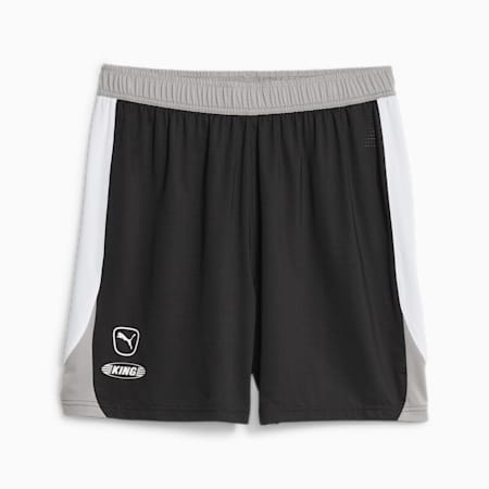 KING Pro Men's Football Shorts, PUMA Black-PUMA White, small-AUS