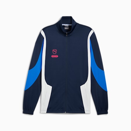 KING Pro Men's Football Jacket, Club Navy-Bluemazing, small