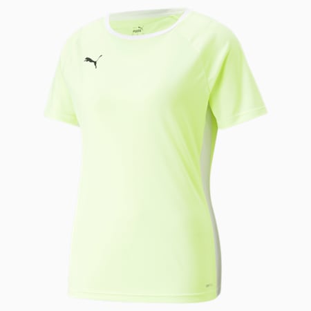 teamLIGA T-shirt voor dames, Fast Yellow, small